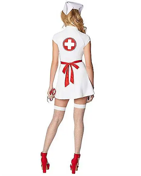 Spirit Halloween Adult Fierce Nurse Costume 4 Spirit Halloween Adult Fierce Nurse Costume - Image 2