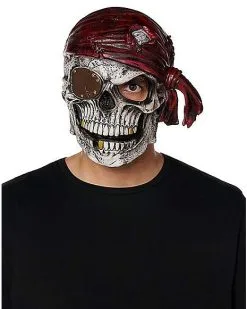 Spirit Halloween Pirate Skeleton Full Mask