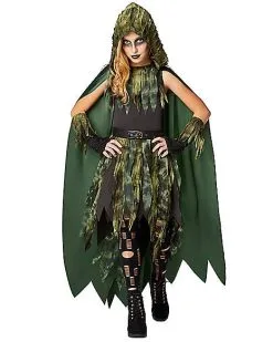 Spirit Halloween Kids Dark Forest Enchantress Costume