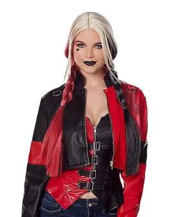 Spirit Halloween Adult Harley Quinn Moto Jacket – The Suicide Squad
