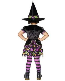 Spirit Halloween Toddler Sparkling Witch Costume -Spooky Costume Store 01529031 b