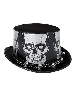 Spirit Halloween Skeleton Top Hat