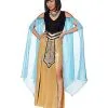Spirit Halloween Adult Blue And Gold Cleopatra Costume