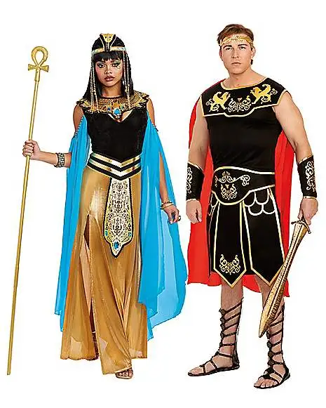 Spirit Halloween Adult Blue And Gold Cleopatra Costume 5 Spirit Halloween Adult Blue And Gold Cleopatra Costume - Image 3