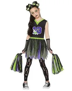 Spirit Halloween Kids Deadly Cheerleader Costume