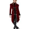 Spirit Halloween Adult Burgundy Vampire Jacket -Spooky Costume Store 01533140 a