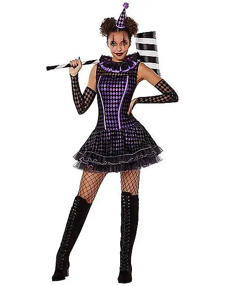 Spirit Halloween Adult Dark Clown Costume 3 Spirit Halloween Adult Dark Clown Costume