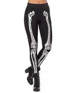 Spirit Halloween Adult Skeleton Leggings