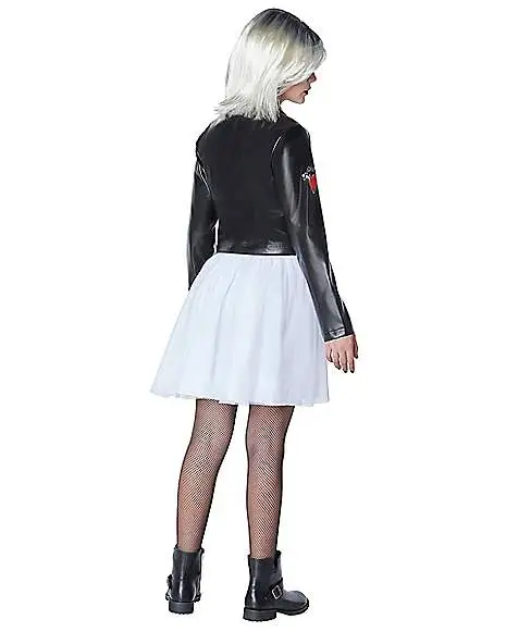 Spirit Halloween Kids Tiffany Costume - Bride Of Chucky 4 Spirit Halloween Kids Tiffany Costume - Bride Of Chucky - Image 2