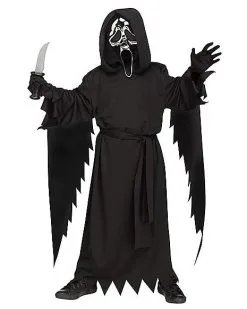Spirit Halloween Kids Chrome Ghost Face Costume