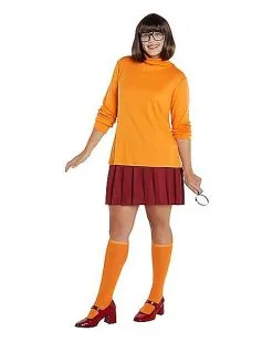 Spirit Halloween Adult Velma Costume - Scooby-Doo -Spooky Costume Store 01538081 c