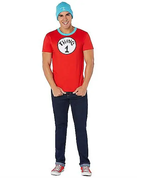 Spirit Halloween Adult Thing 1 And Thing 2 Costume Kit – Dr. Seuss 5 Spirit Halloween Adult Thing 1 And Thing 2 Costume Kit – Dr. Seuss - Image 3