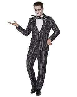 Spirit Halloween Adult Jack Skellington Suit - The Nightmare Before Christmas