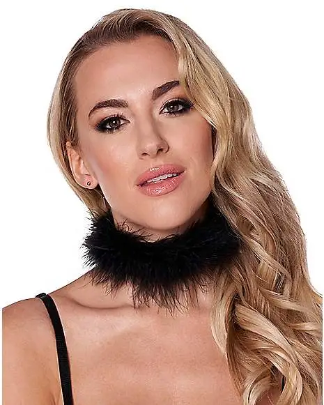 Spirit Halloween Black Feather Choker Necklace 3 Spirit Halloween Black Feather Choker Necklace