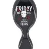 Spirit Halloween Friday The 13th Mini Hairbrush