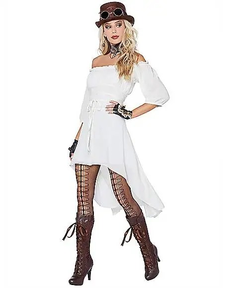 Spirit Halloween Adult Ivory Peasant Plus Size Dress 3 Spirit Halloween Adult Ivory Peasant Plus Size Dress