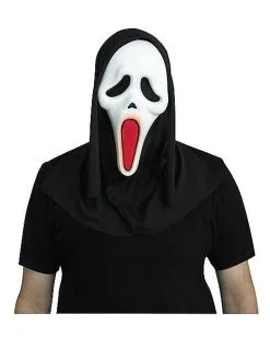 Spirit Halloween Light-Up Fade Ghost Face Full Mask - Scream