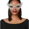 Spirit Halloween Diamond Flame Eye Mask