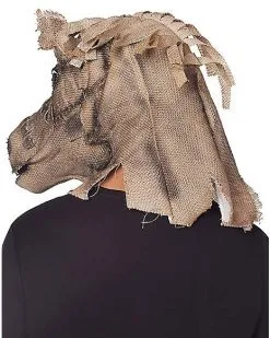 Spirit Halloween Scarecrow Horse Full Mask -Spooky Costume Store 01548304 d