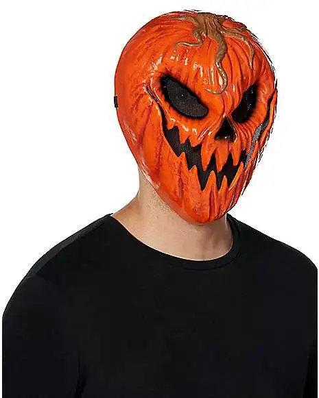 Spirit Halloween Evil Jack-O-Lantern Half Mask 4 Spirit Halloween Evil Jack-O-Lantern Half Mask - Image 2