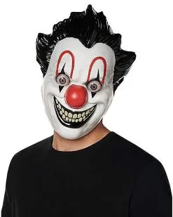 Spirit Halloween Wild Eyes Clown Half Mask