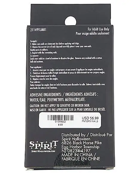 Spirit Halloween Pentagram Press On Nails 5 Spirit Halloween Pentagram Press On Nails - Image 3