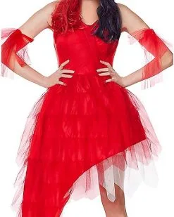 Spirit Halloween Adult Harley Quinn Red Dress - The Suicide Squad 7 Spirit Halloween Adult Harley Quinn Red Dress - The Suicide Squad -Spooky Costume Store 01549518 c