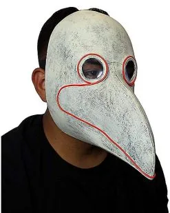 Spirit Halloween Light-Up LED Plague Doctor Half Mask