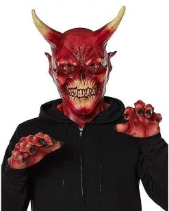 Spirit Halloween Devil Mask With Hands