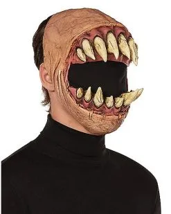 Spirit Halloween Flesh Creature Half Mask 7 Spirit Halloween Flesh Creature Half Mask -Spooky Costume Store 01550490 b