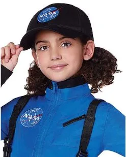 Spirit Halloween Kids Blue Astronaut Jumpsuit - NASA -Spooky Costume Store 01551589 e