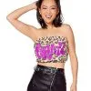 Spirit Halloween Leopard Tube Top - Bratz -Spooky Costume Store 01554476 a