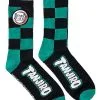 Spirit Halloween Tanjiro Kamado Crew Socks - Demon Slayer 2 Spirit Halloween Tanjiro Kamado Crew Socks - Demon Slayer -Spooky Costume Store 01555895 a