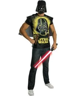 Spirit Halloween Adult Darth Vader Star Wars Costume Kit - Ben Cooper -Spooky Costume Store 01556943 c