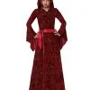 Spirit Halloween Kids Red Hooded Dress 1 Spirit Halloween Kids Red Hooded Dress -Spooky Costume Store 01558410 a
