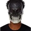 Spirit Halloween Light-Up Dark Skeleton Mask -Spooky Costume Store 01558808 a