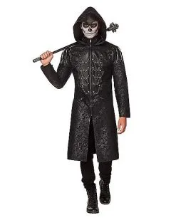 Spirit Halloween Adult Plus Size Skeleton Royalty Jacket