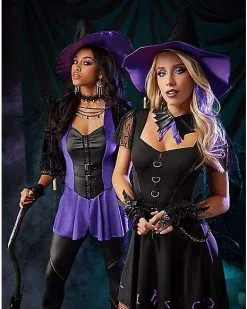 Spirit Halloween Adult Black Magic Witch Costume -Spooky Costume Store 01560739 c