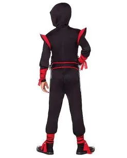 Spirit Halloween Kids Dark Ninja Costume -Spooky Costume Store 01560937 b
