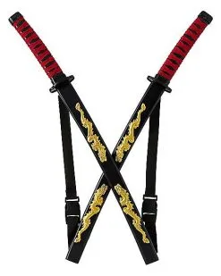 Spirit Halloween Kids Ninja Swords With Harness