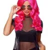 Spirit Halloween Hollywood Glam Curls Wig Pink -Spooky Costume Store 01568757 a