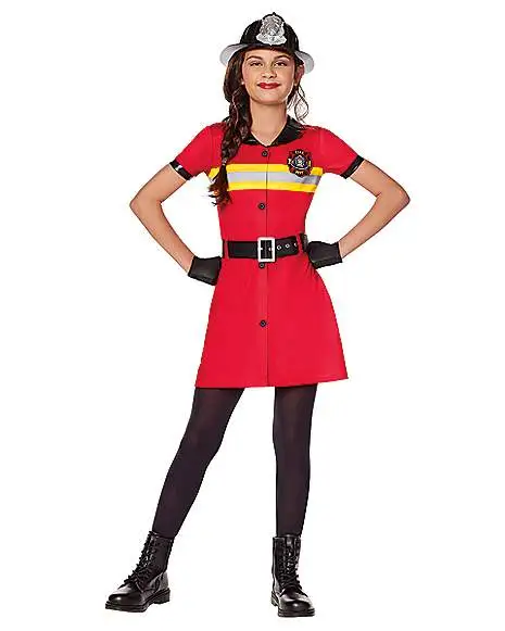 Spirit Halloween Kids Firefighter Dress Costume 3 Spirit Halloween Kids Firefighter Dress Costume