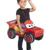 Spirit Halloween Toddler Lightning McQueen Ride-Along Costume - Cars -Spooky Costume Store 01570886 a