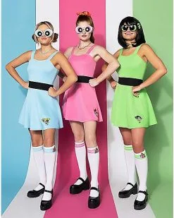 Spirit Halloween Adult Bubbles Costume - The Powerpuff Girls -Spooky Costume Store 01572502 c