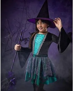Spirit Halloween Kids Enchantress Witch Costume -Spooky Costume Store 01572734 c