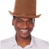 Spirit Halloween Brown Top Hat - Deluxe 1 Spirit Halloween Brown Top Hat - Deluxe -Spooky Costume Store 01572973 a