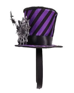 Spirit Halloween Spider Mini Top Hat Headband -Spooky Costume Store 01576222 c