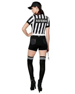 Spirit Halloween Adult Referee Romper Costume -Spooky Costume Store 01576545 b