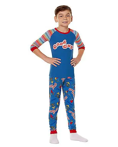 Spirit Halloween Kids Good Guys Chucky Pajama Set 3 Spirit Halloween Kids Good Guys Chucky Pajama Set