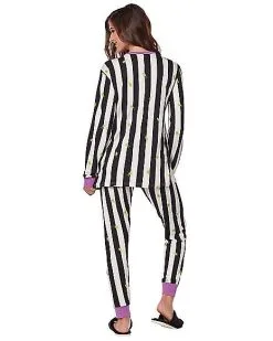 Spirit Halloween Beetlejuice Pajama Set -Spooky Costume Store 01578285 d